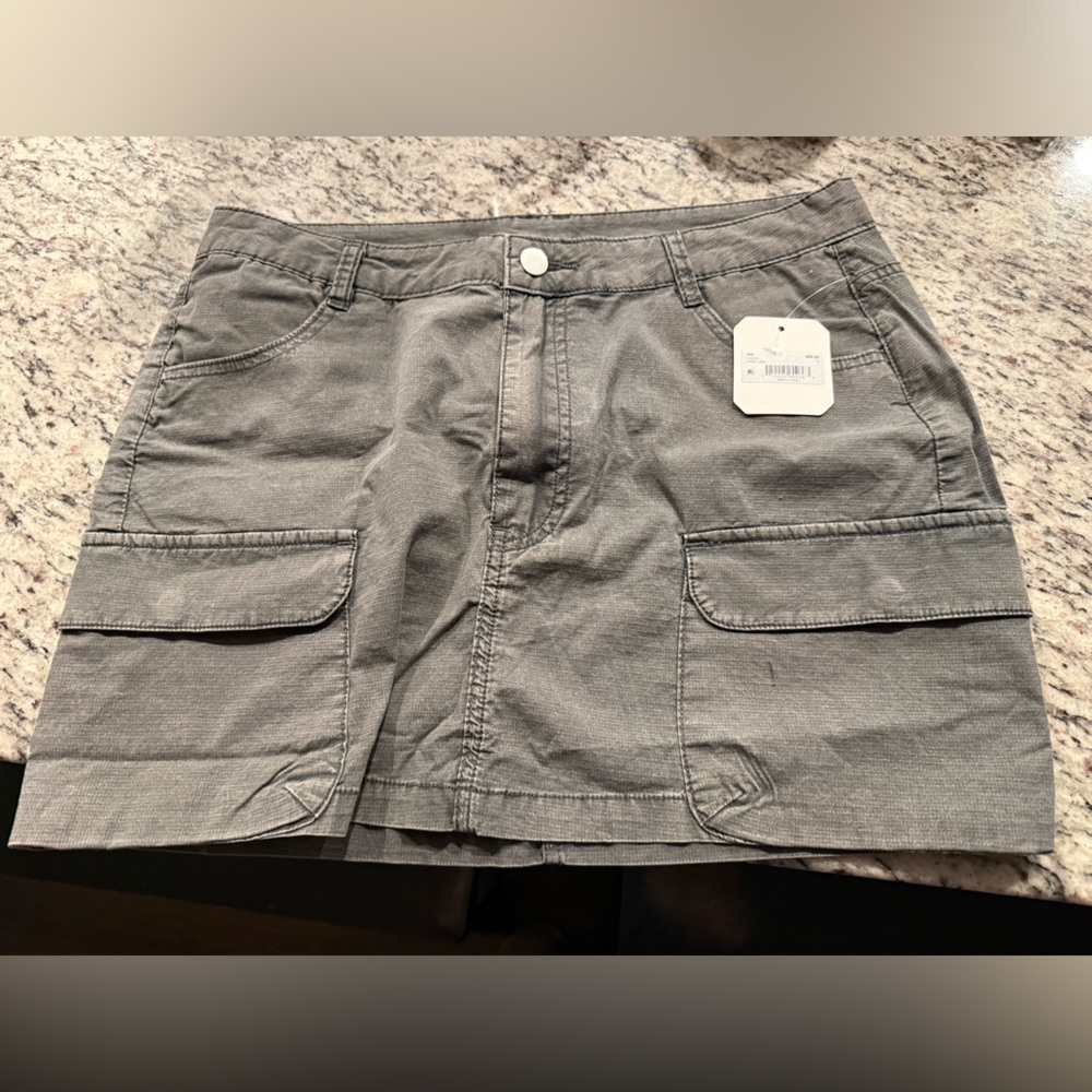 NWT Altar’d state cargo mini skirt size large